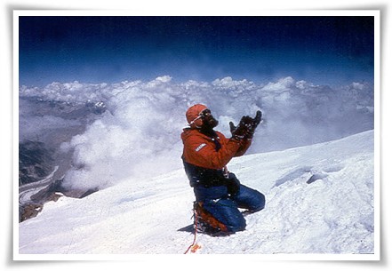 Nazir Sabir on top of the world